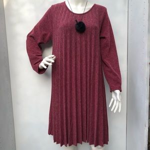 Vasna Burgundy Dress Size M